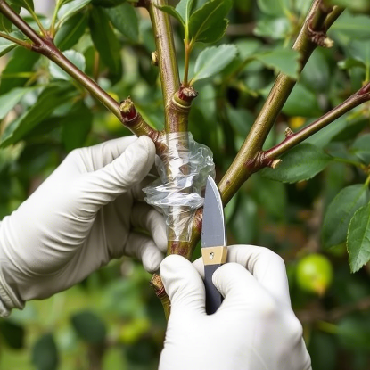 In che modo l'innesto delle proprietà del nastro influenza la formazione del callo e il successo dell'Unione degli innesti negli alberi da frutto